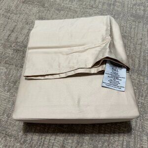 Kirkland Signature 680 Thread Count Full Flat  Sheet, Oatmeal, NWT